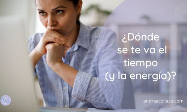 ¿Dónde se te va el tiempo (y la energía) ?